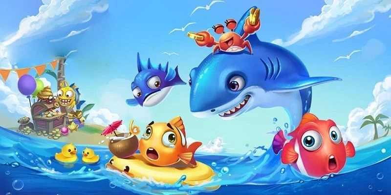 What is fish shooting for prizes on mobile?